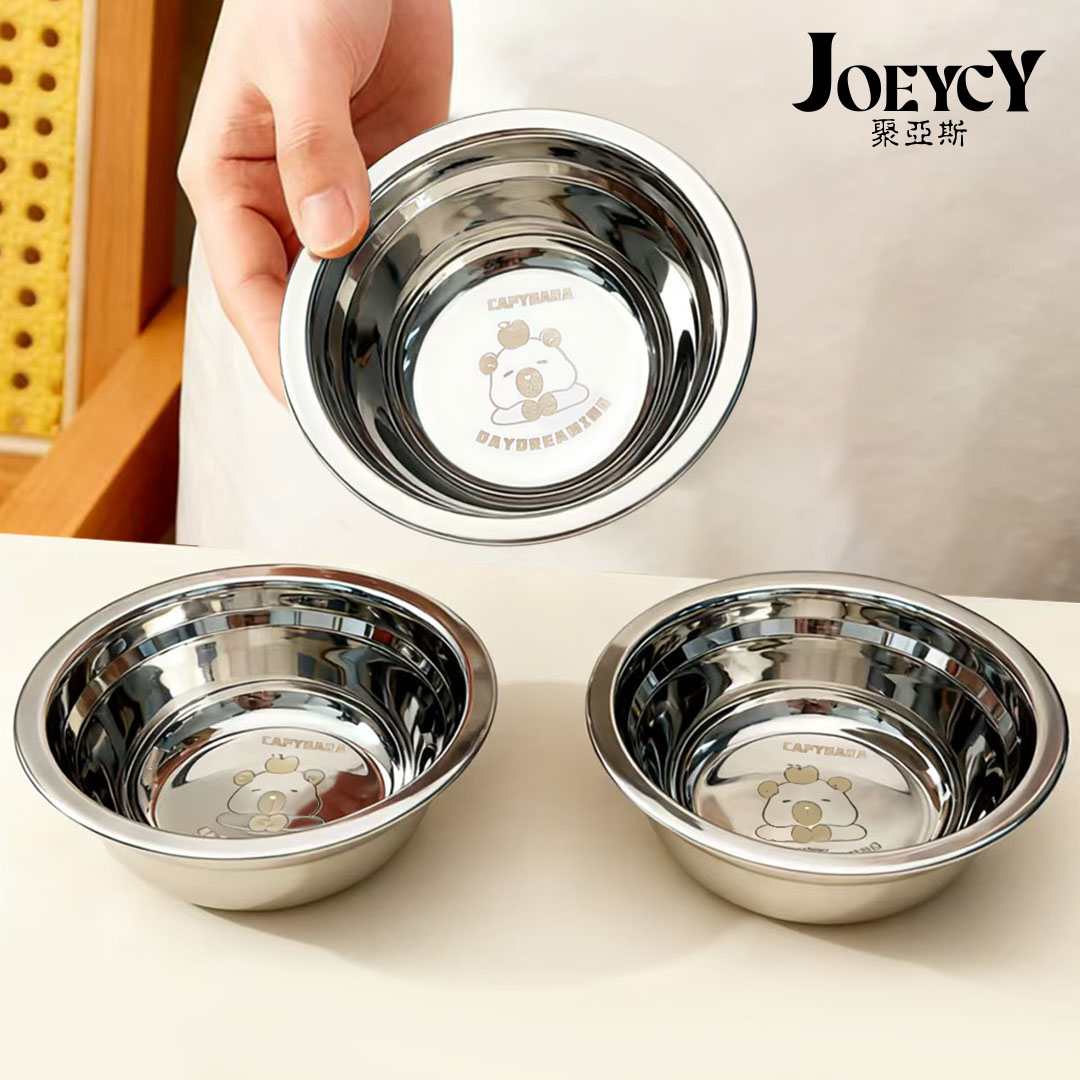 【到手3个】厚实不锈钢备菜小料盆加厚圆盆佐料打蛋盆小汤盆14cm