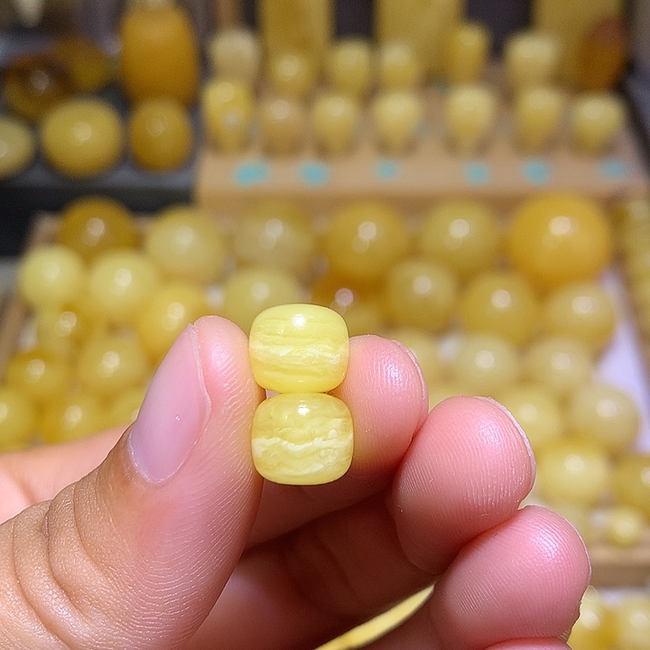 裸石蜜蜡未镶嵌天然俄料白花蜜蜡虎皮老型9.2