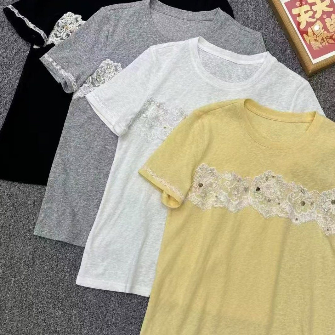 D31358南油爆款气质夏季多巴胺短袖上衣