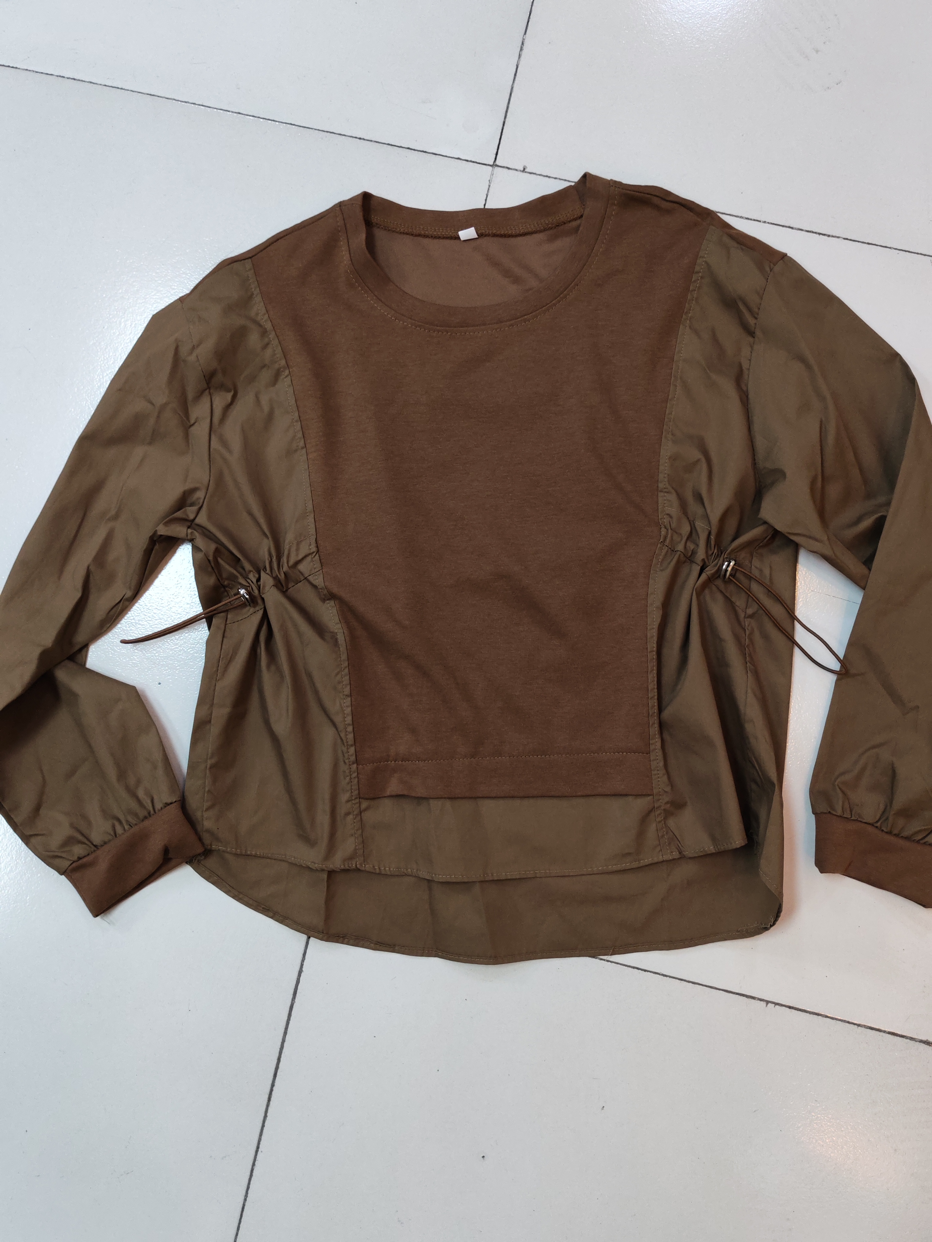 清风酷女郎广州休闲棉布秋款燕尾体恤