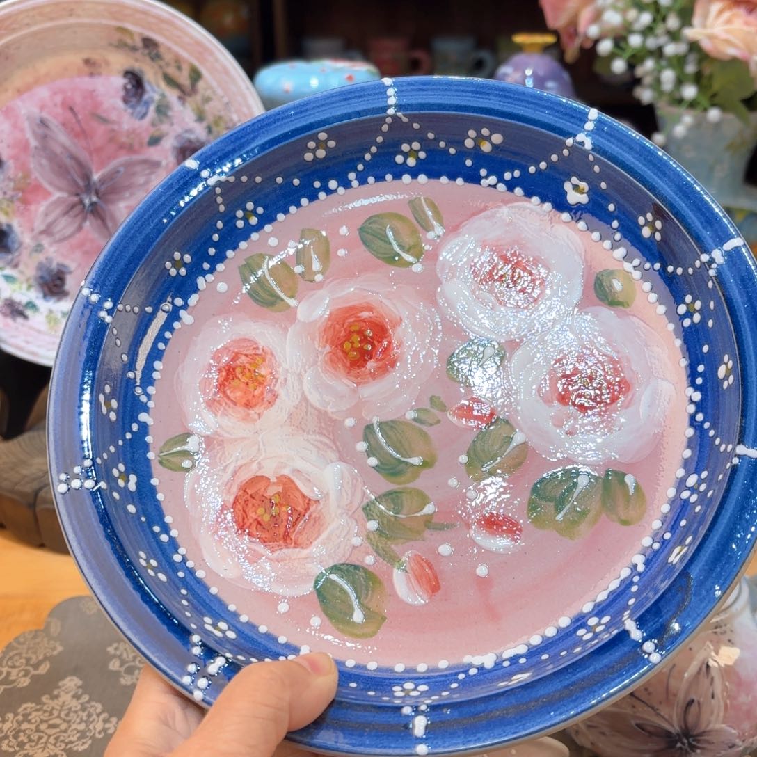 景德镇手绘高温釉下彩陶瓷茶具