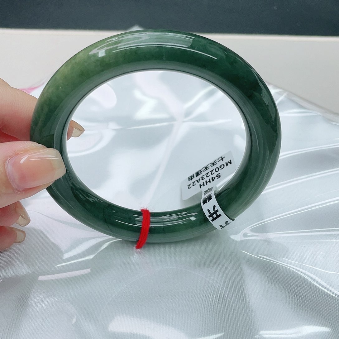 翡翠手镯未镶嵌圆59.5