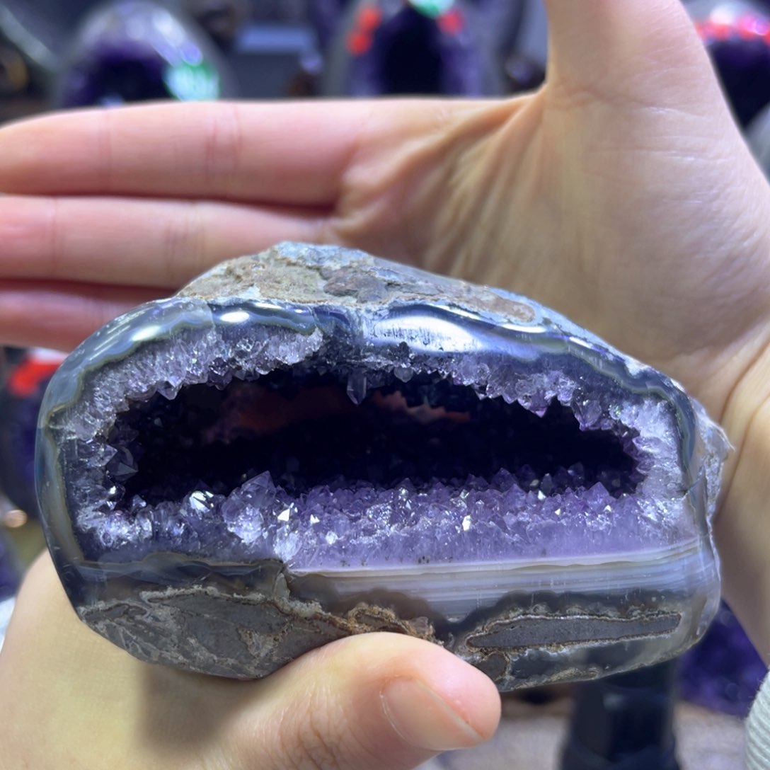 紫晶紫水晶未镶嵌紫水晶