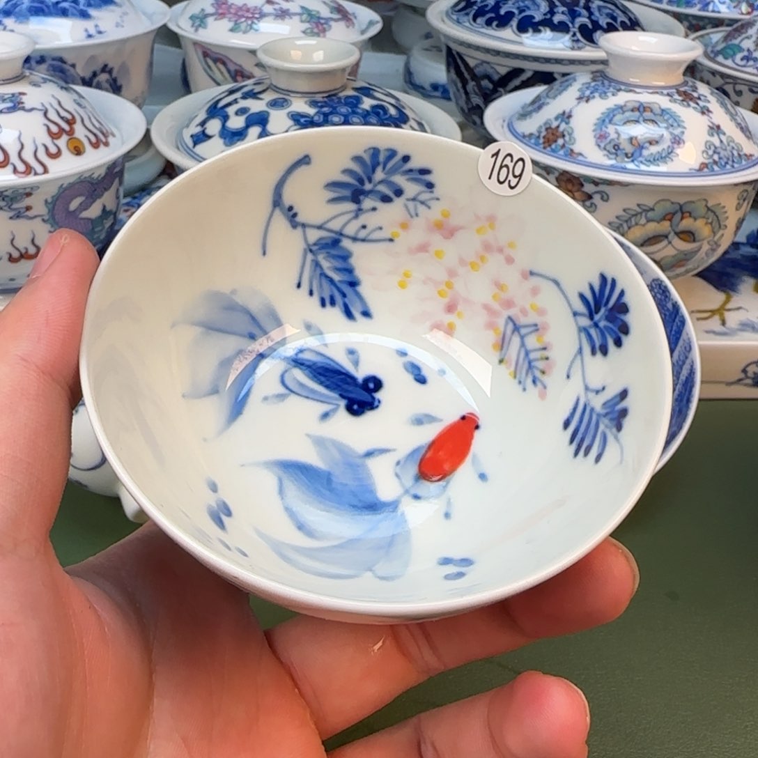 彦祖纯手工手绘茶具169