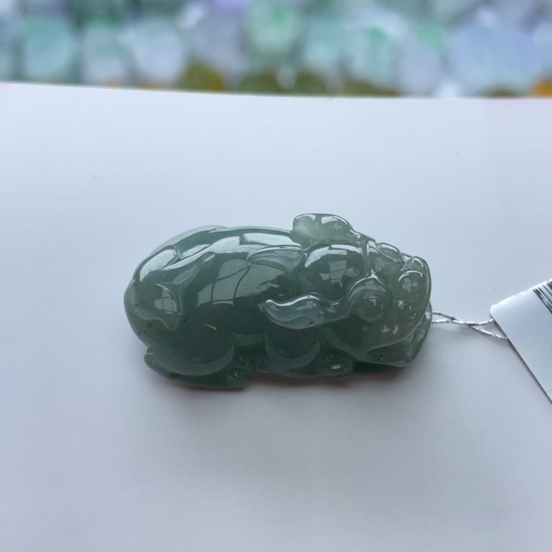 翡翠颈饰未镶嵌貔貅