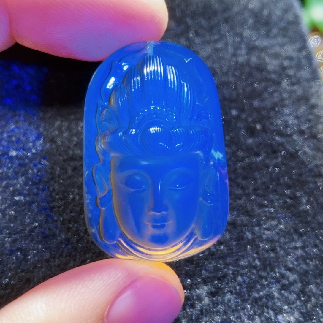 【闪购商品】蓝珀吊坠(不含链)未镶嵌