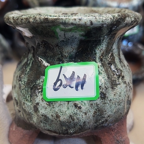 红陶粗陶花盆手工