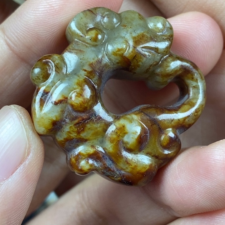 未镶嵌和田玉挂件末*
