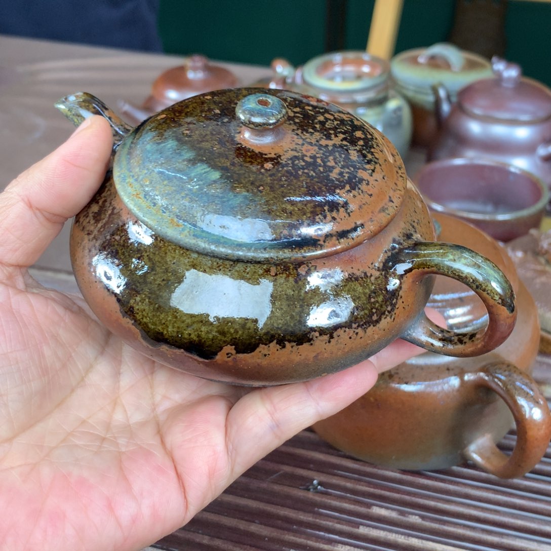 紫砂柴烧纯自然柴烧