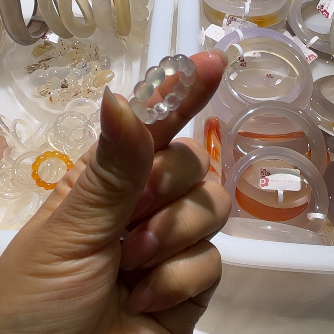 玛瑙/玉髓未镶嵌戒指