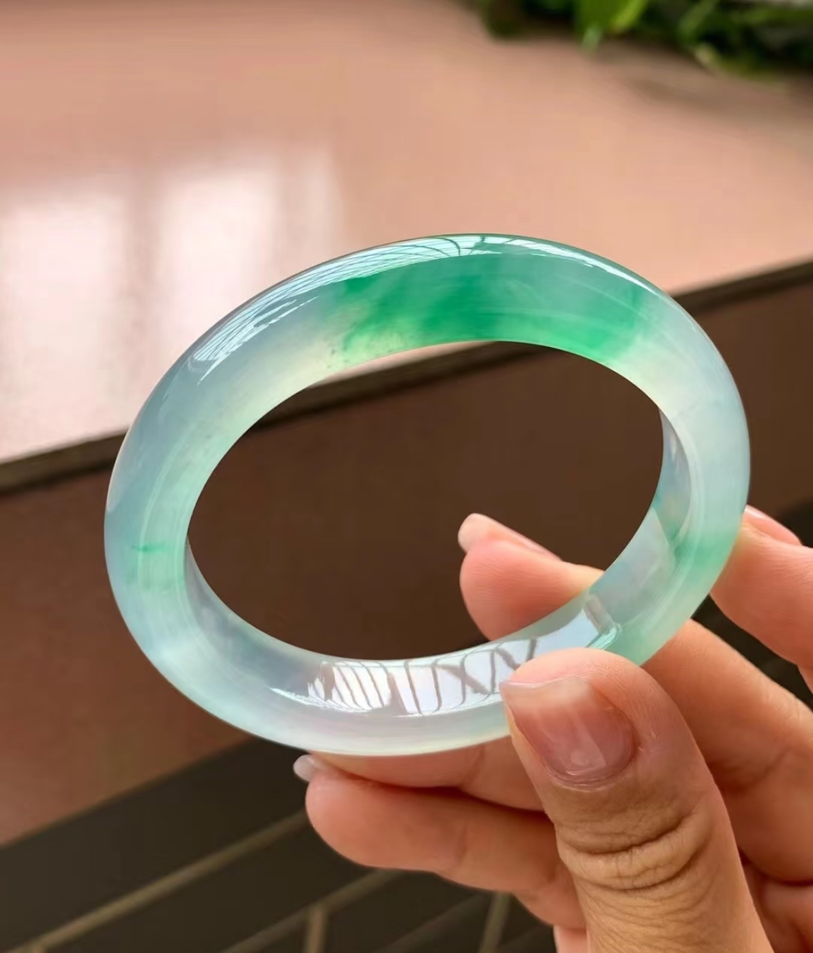 （天亿严选）冰飘花天然非洲翠-手镯