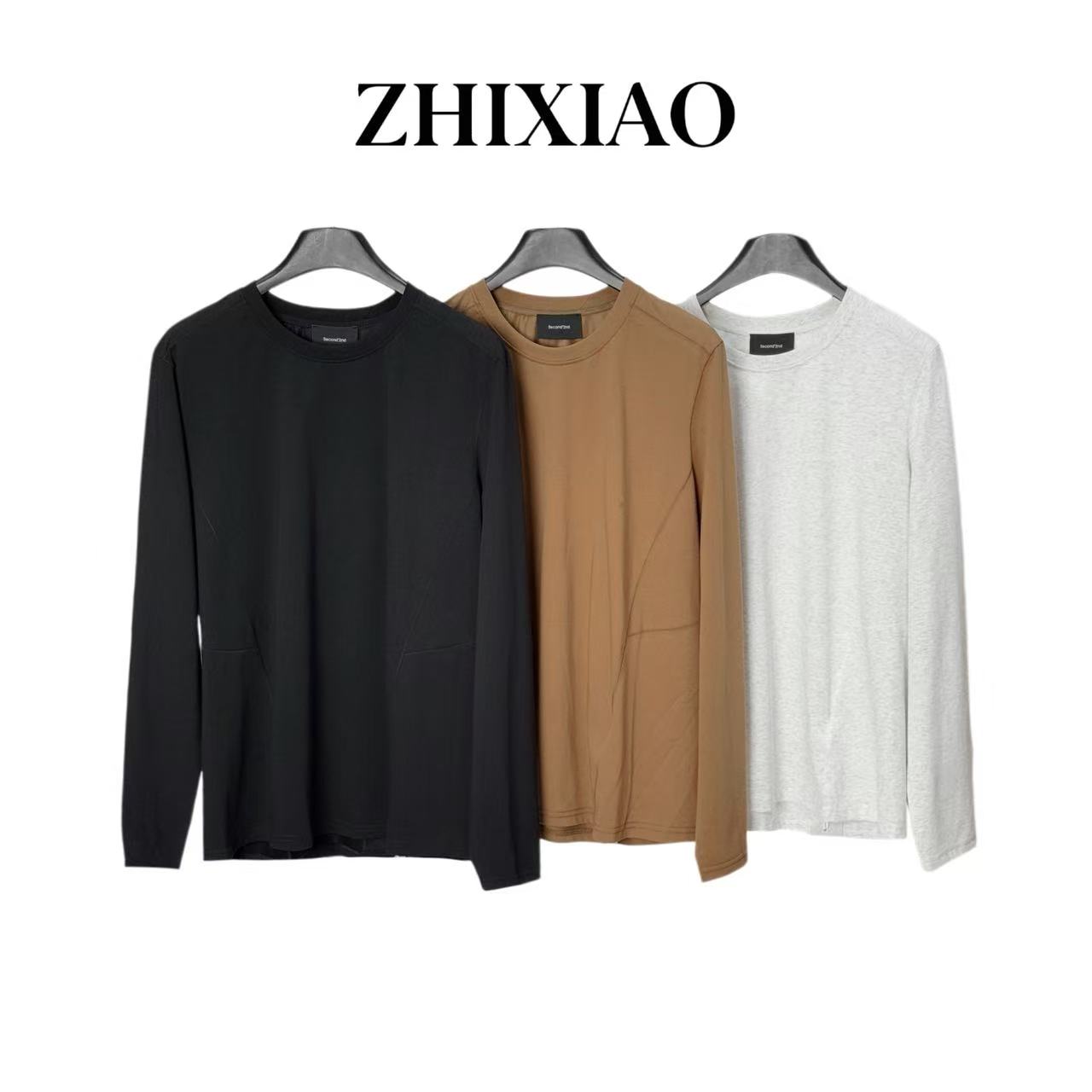 【ZHIXIAO】秋冬新款：极简长袖上衣24526