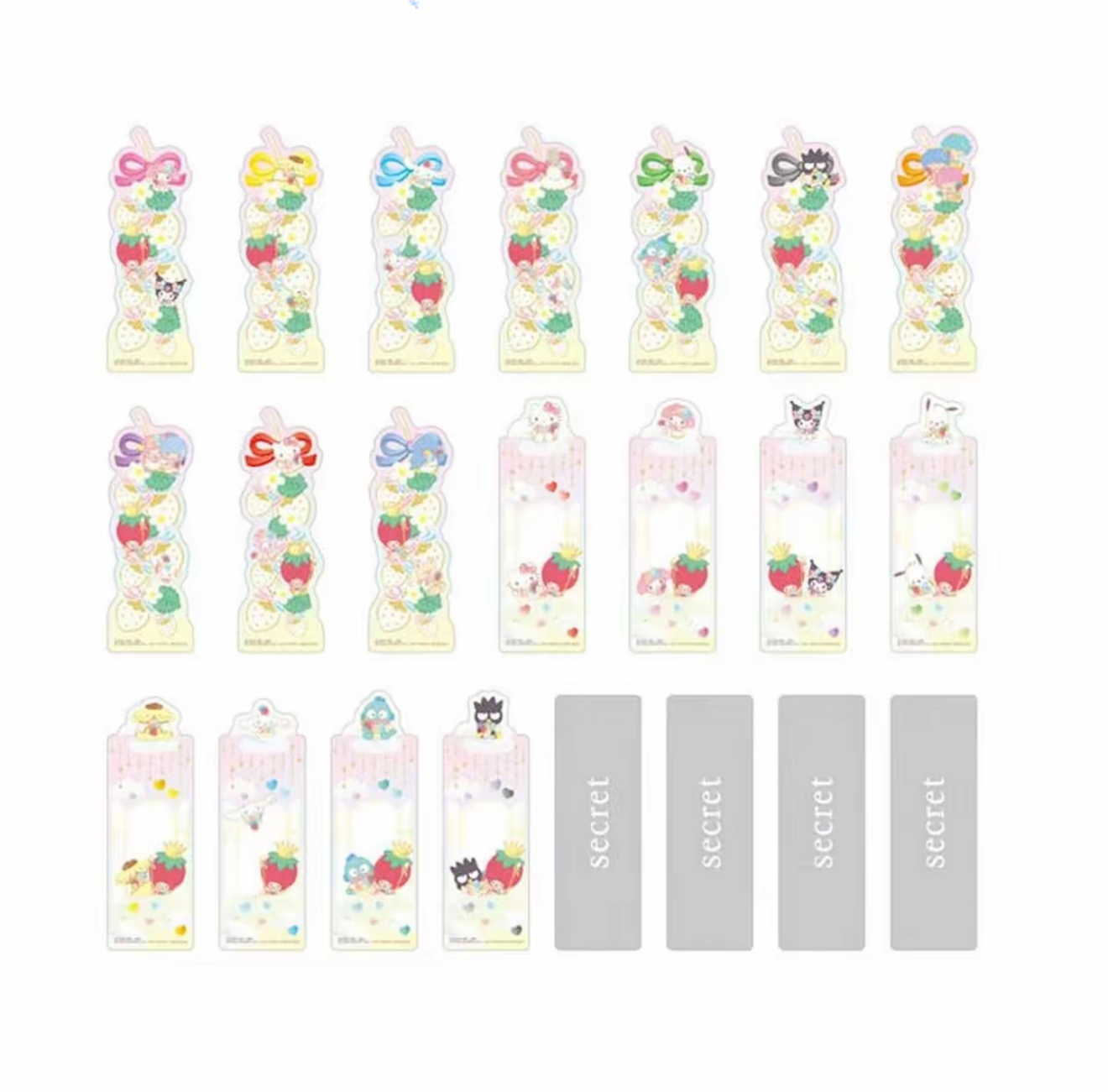 【草莓新闻书签】三丽鸥系列正版盲盒手办