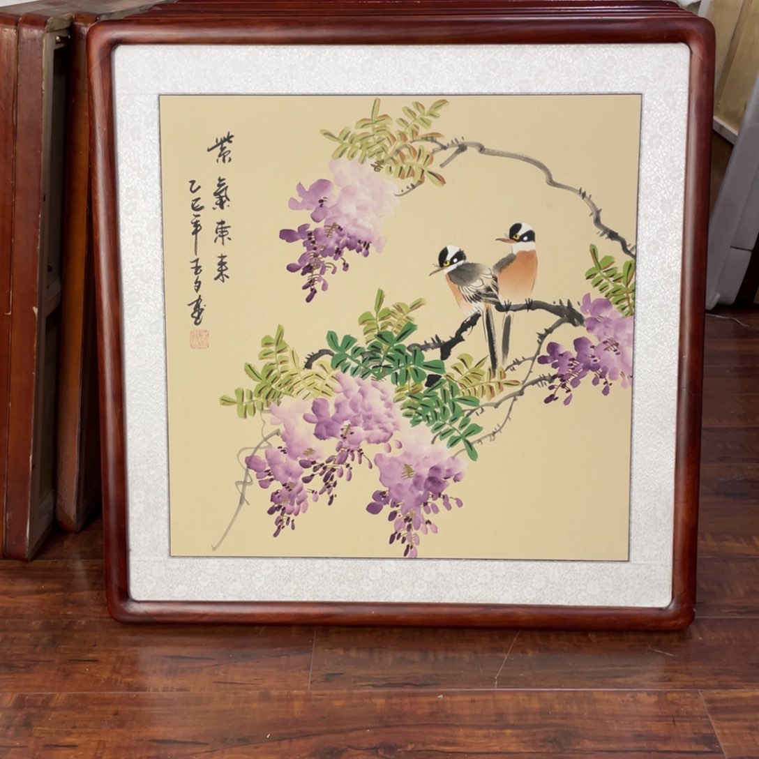 国画带框尺寸63*63厘米