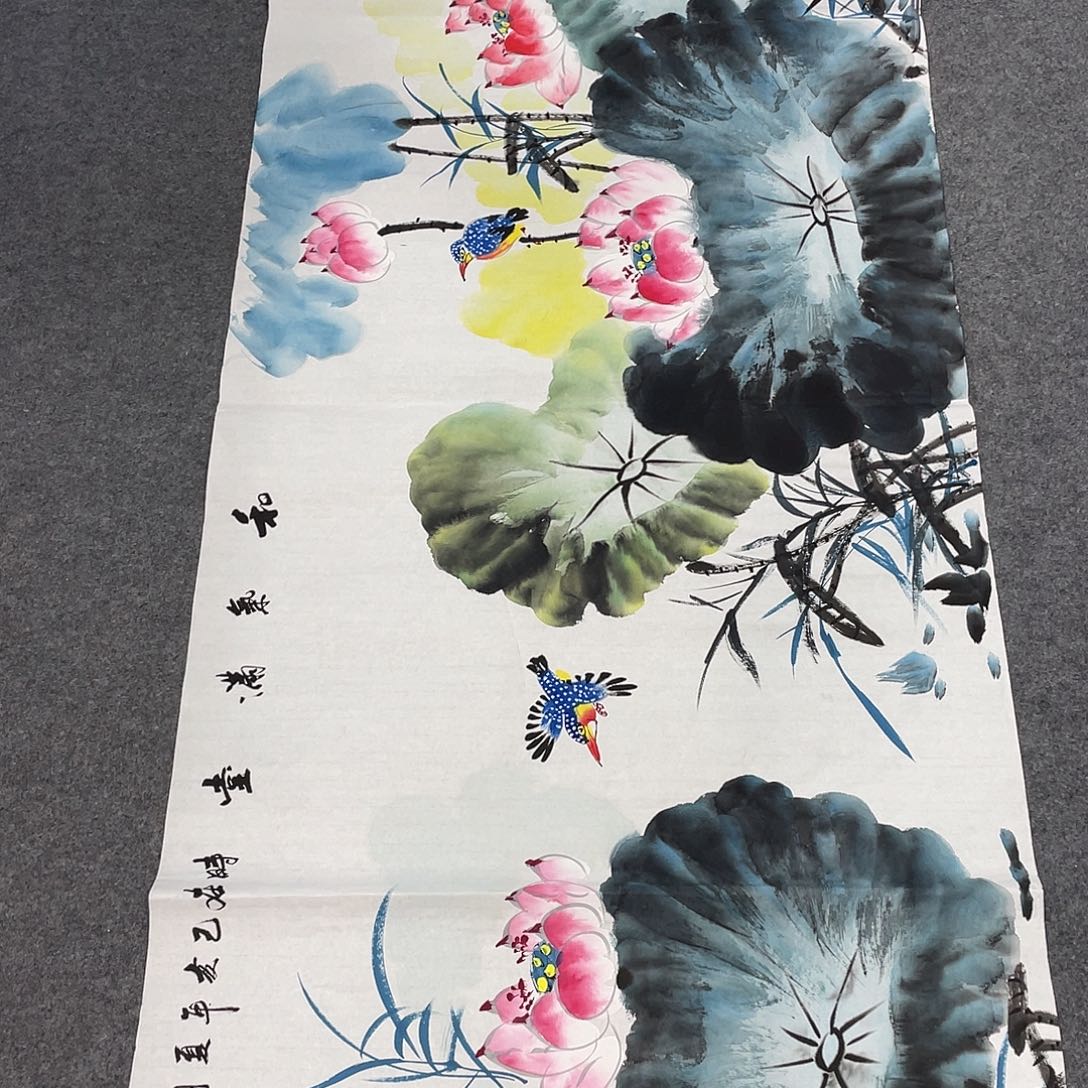 国画今天上午国画作品展示