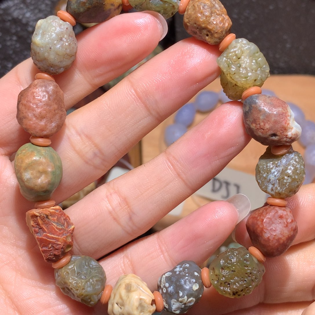 未镶嵌玛瑙/玉髓珠宝半成品