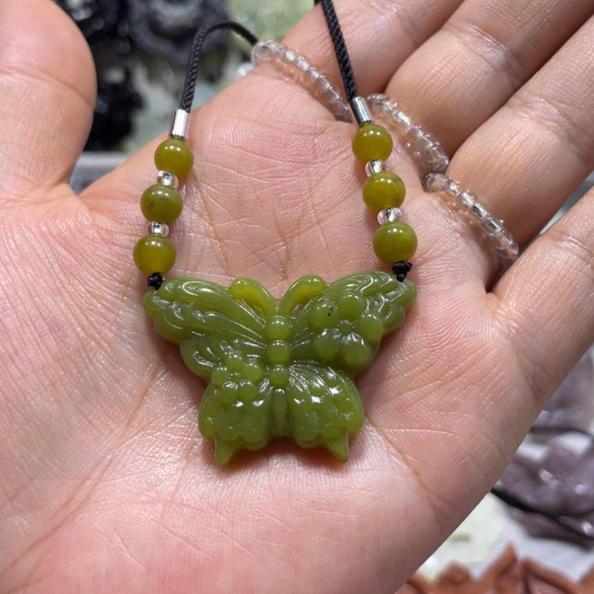 【闪购商品】岫玉颈饰未镶嵌12吊坠