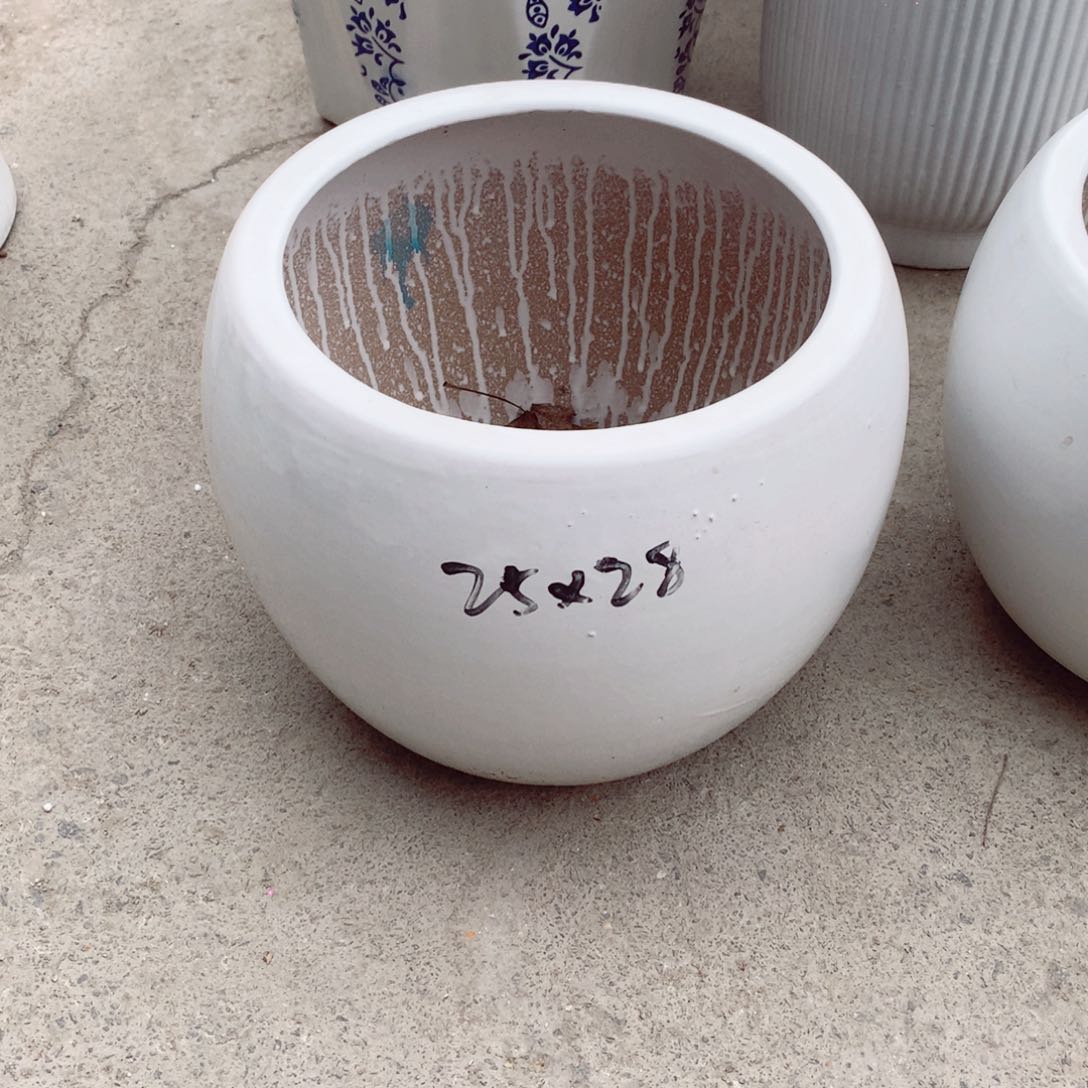 陶瓷花盆包邮包破损