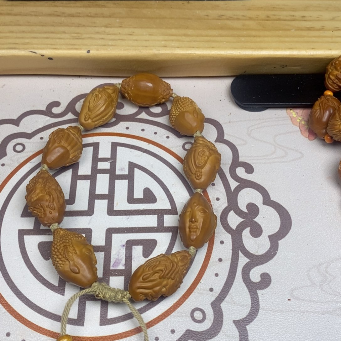 橄榄核手串/手链橄榄核雕刻