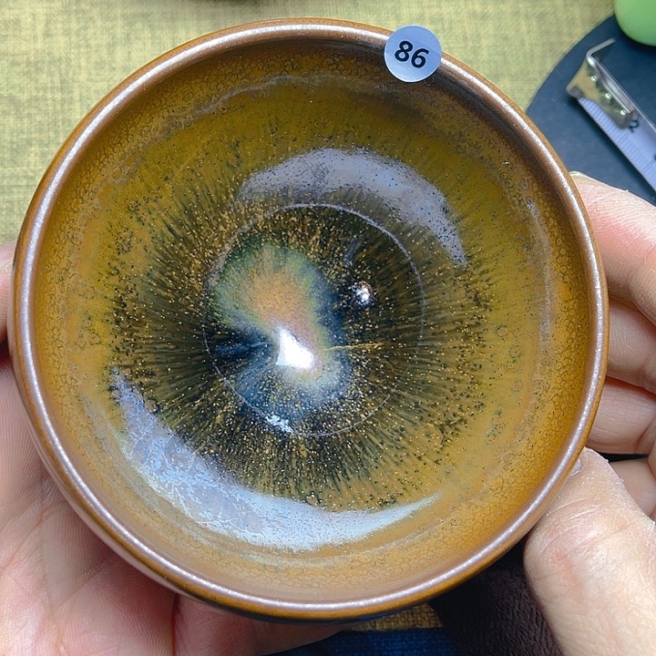 茶盏龙窑柴烧大钵器型10.2口径