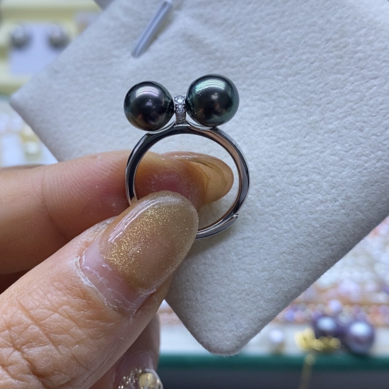 【闪购商品】海水珍珠戒指银S925镶嵌