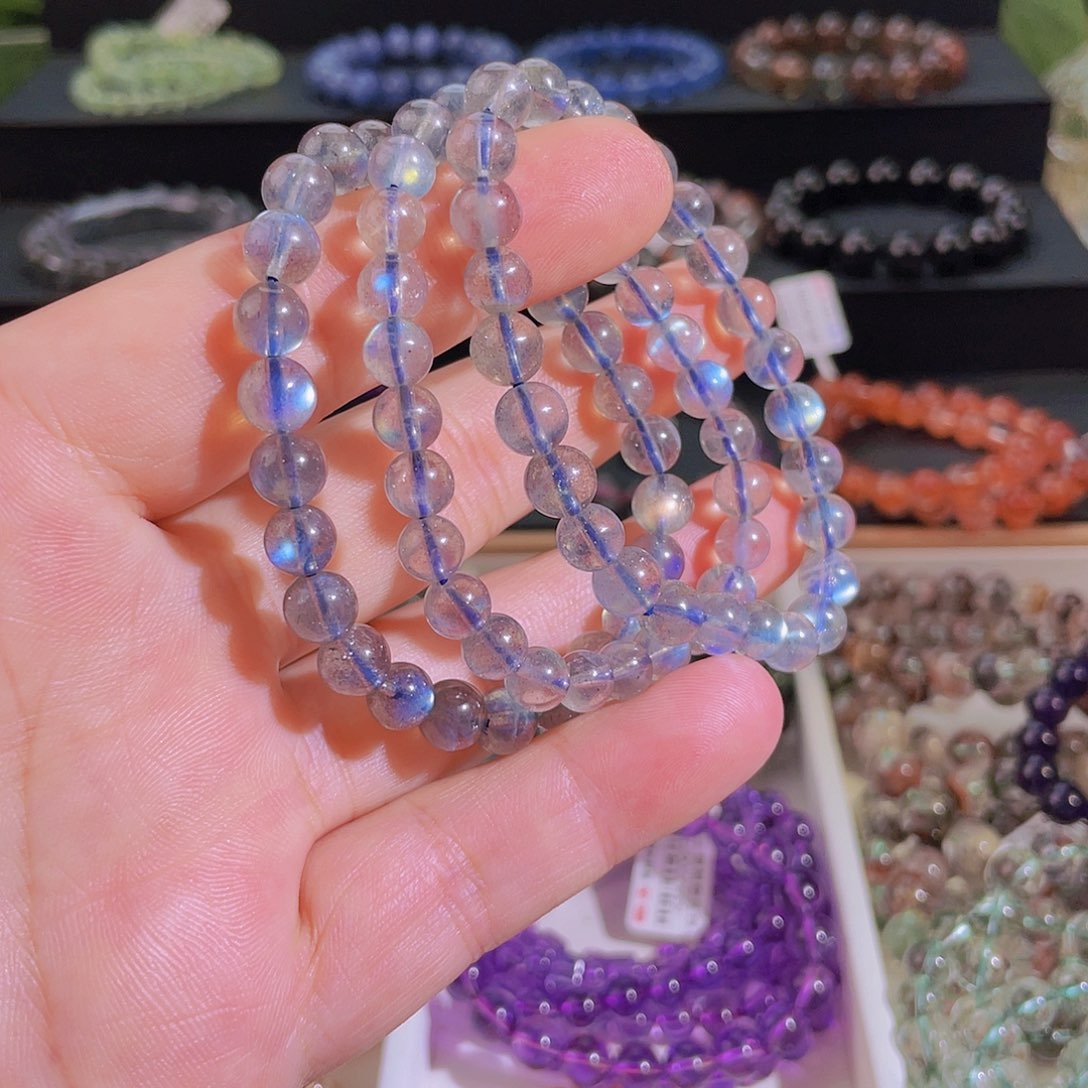 水晶手链未镶嵌灰月光