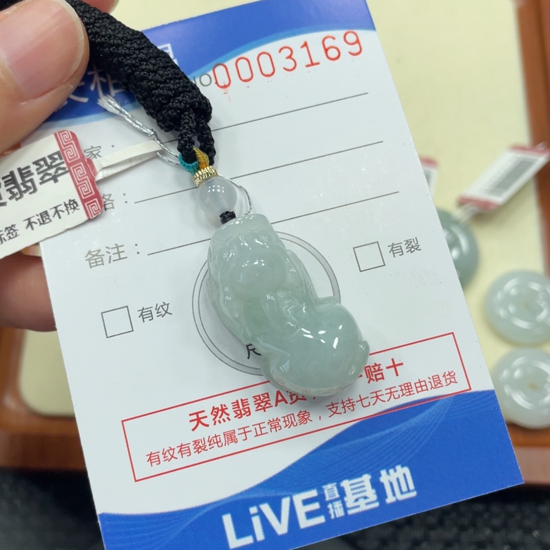 颈饰未镶嵌翡翠翡翠吊坠3169