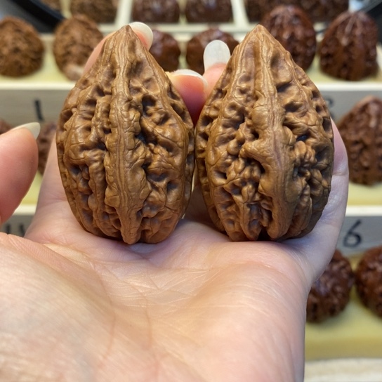 乐***中把件桃核东北秋子46