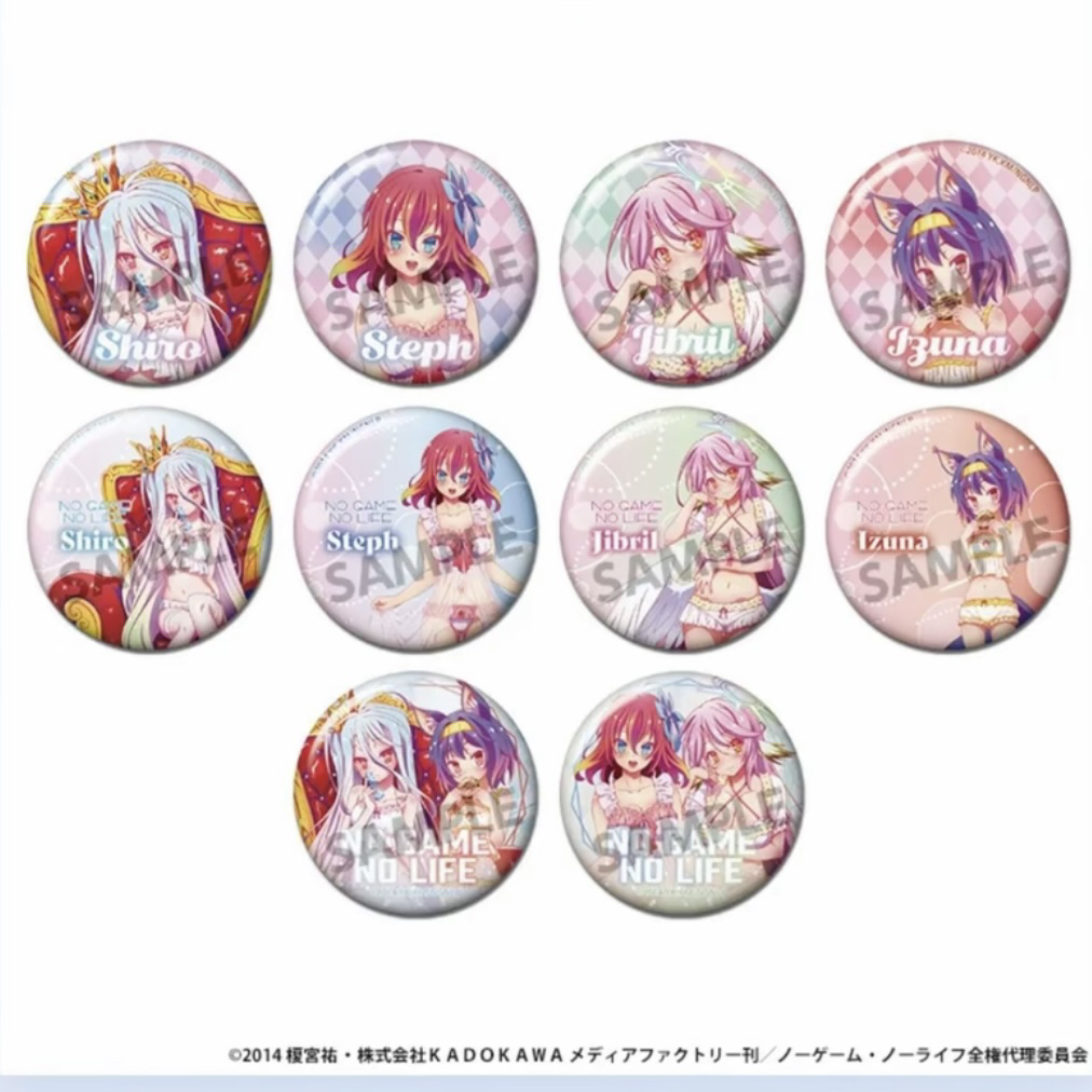 【三猫】游戏人生no game no life popup快闪睡衣吧唧
