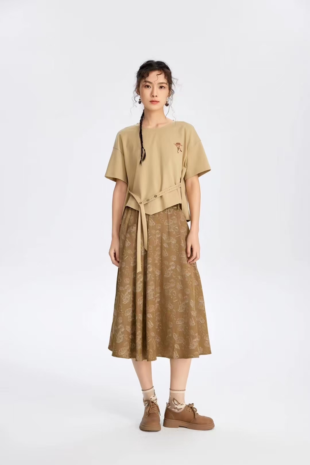 连衣裙长裙夏季碎花裙子福利款专属连接masmash宽松时尚连衣裙