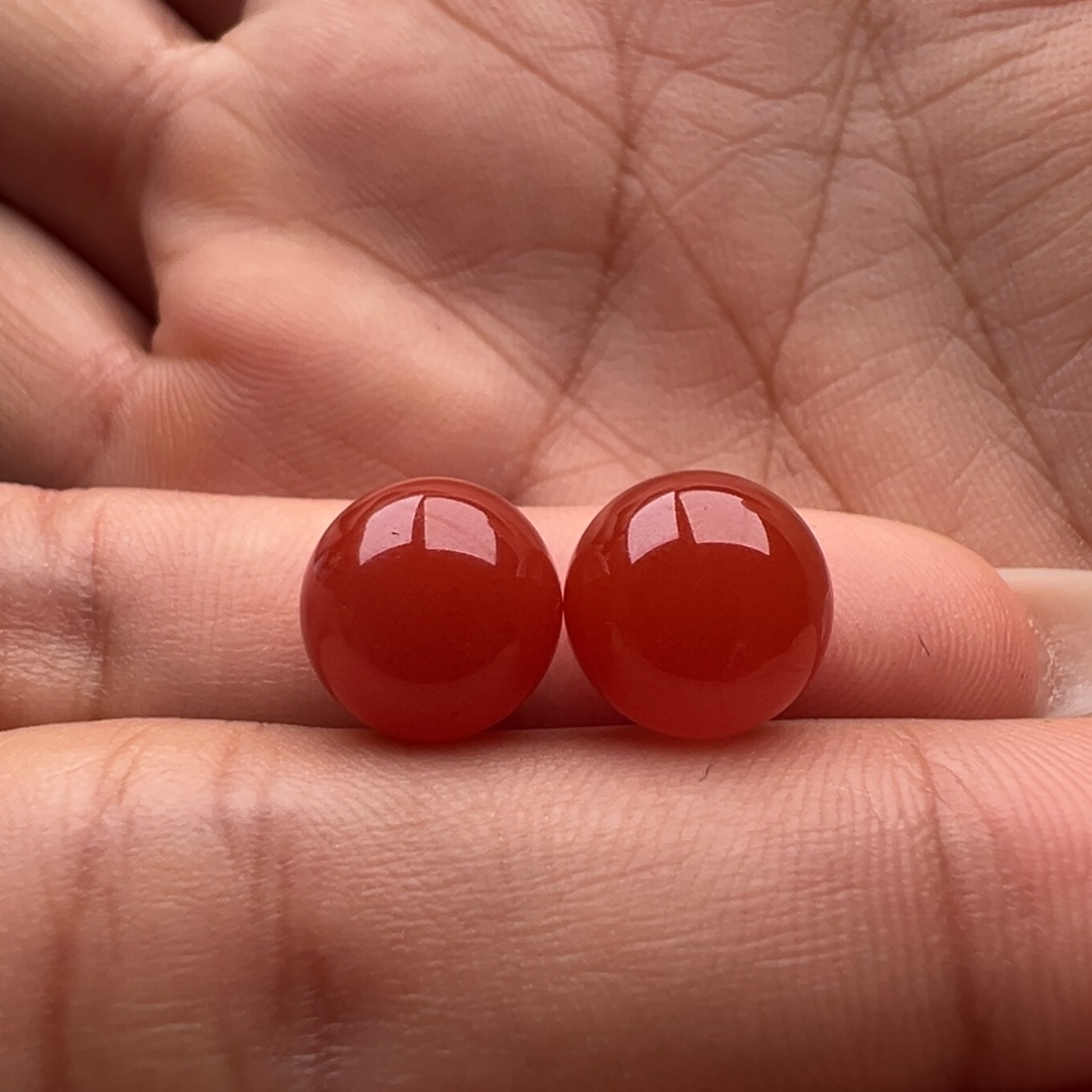 南红玛瑙未镶嵌圆珠9.7
