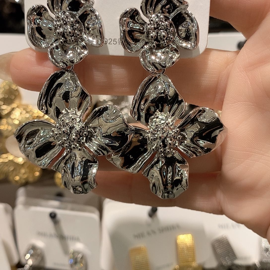 铜合金925银双层花