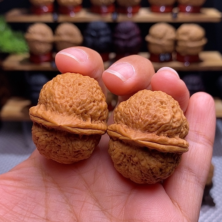 文玩核桃把件一道筋9