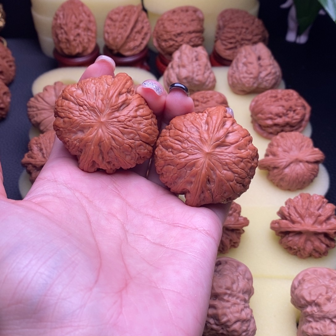 把件文玩核桃沙***云铁锤王45尺精配