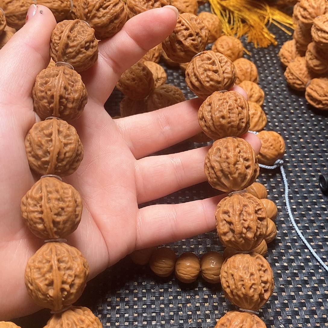 文玩核桃手串粗筋手持