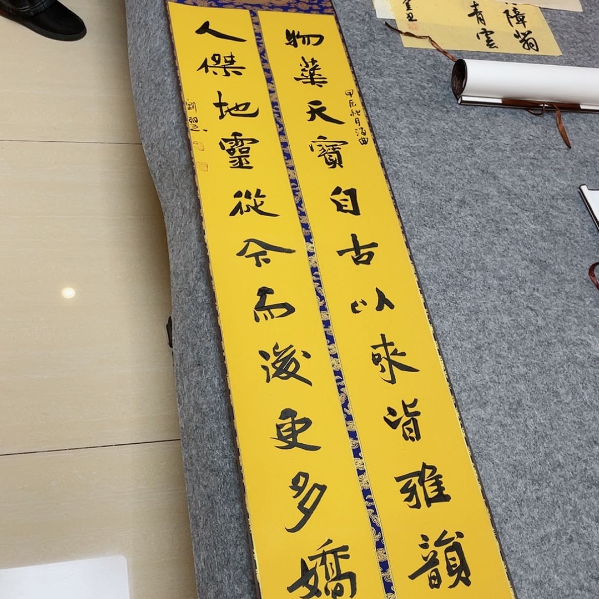 【闪购商品】书法 山东刘相玉作品170×34已装裱
