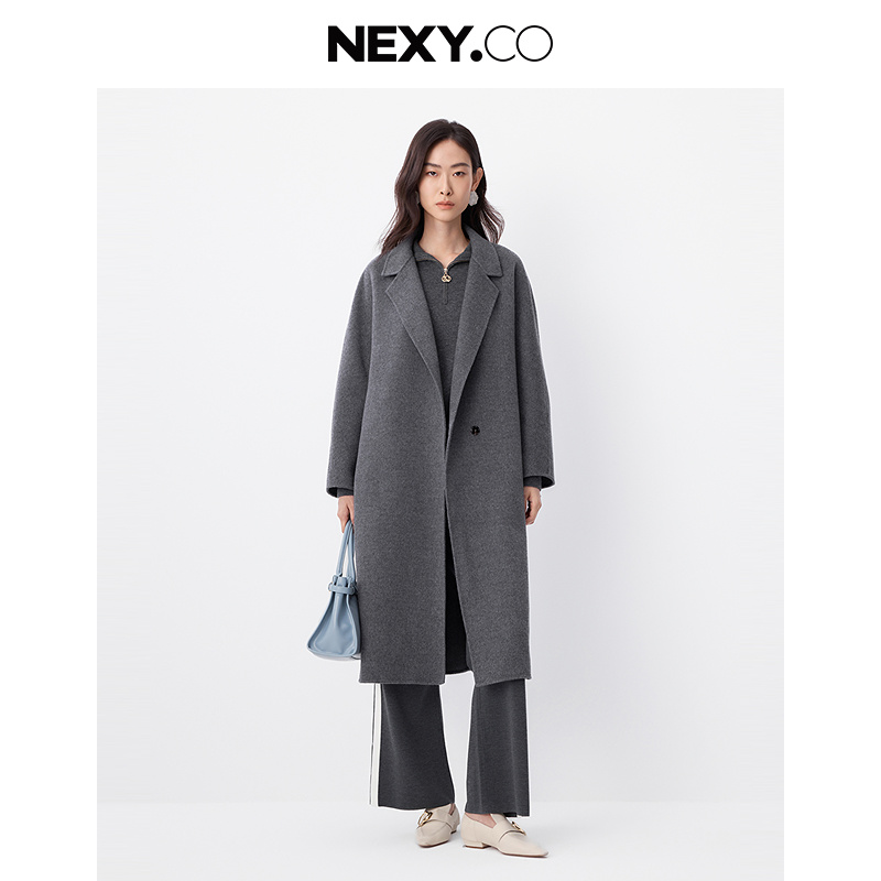 NEXY.CO/奈蔻中长款秋冬时尚大衣XL01130X1