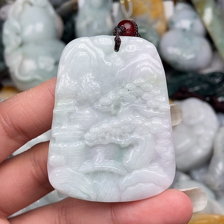 颈饰未镶嵌翡翠翡翠