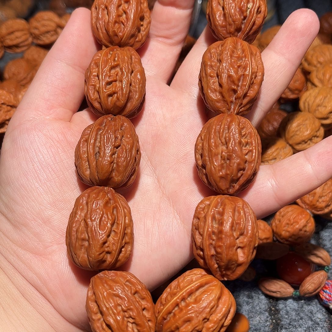文玩核桃手串八棱手持