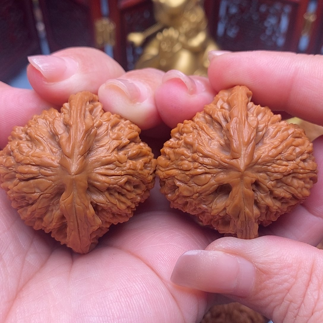 把件文玩核桃42精品三角南疆