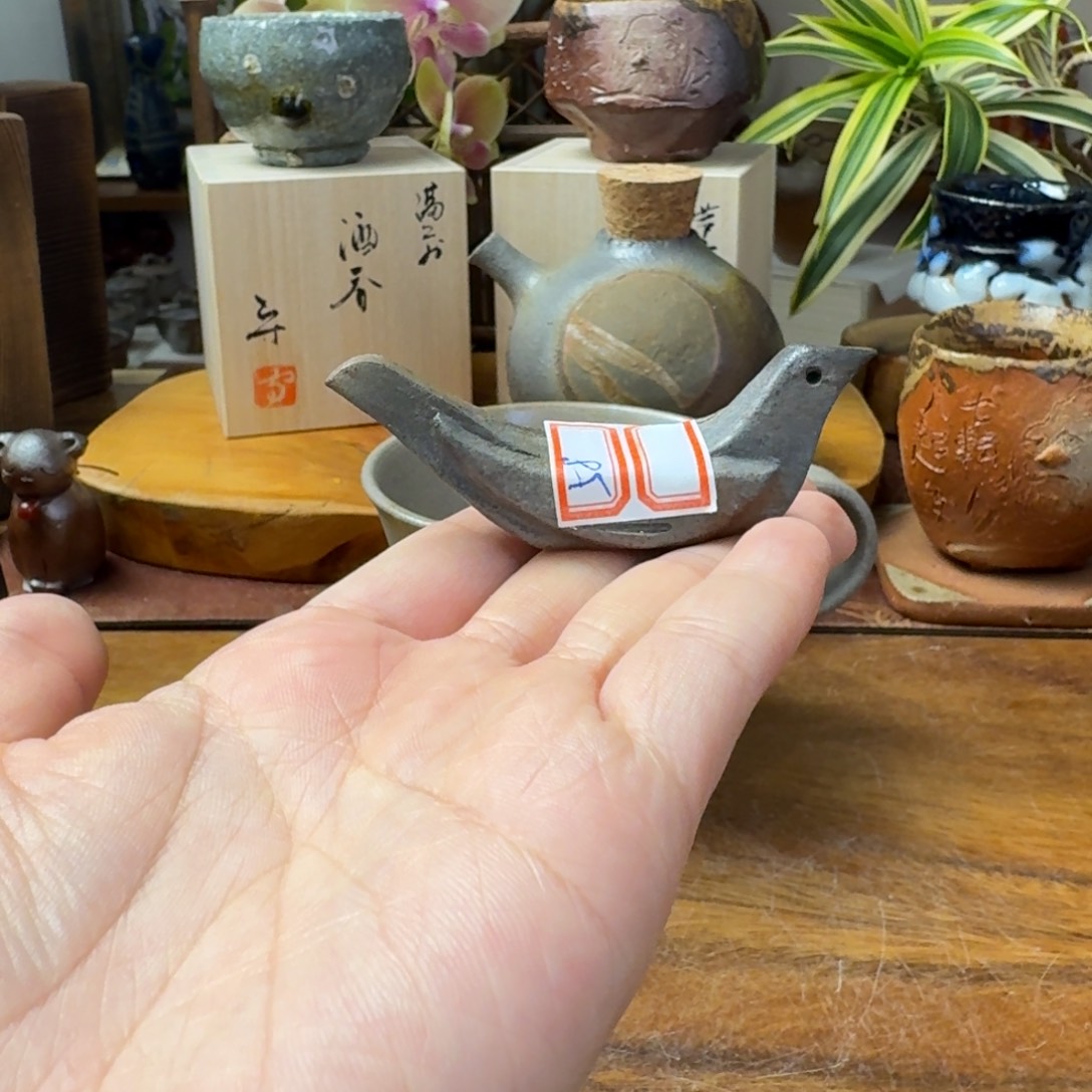 云***明光窑备前烧筷置福利一口价