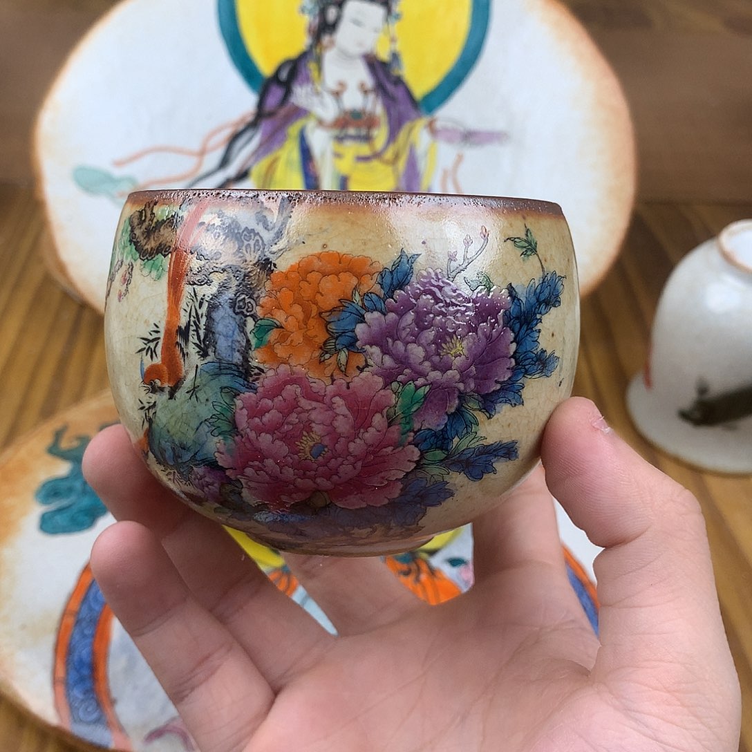 绿***翁杯景德镇陶瓷手作