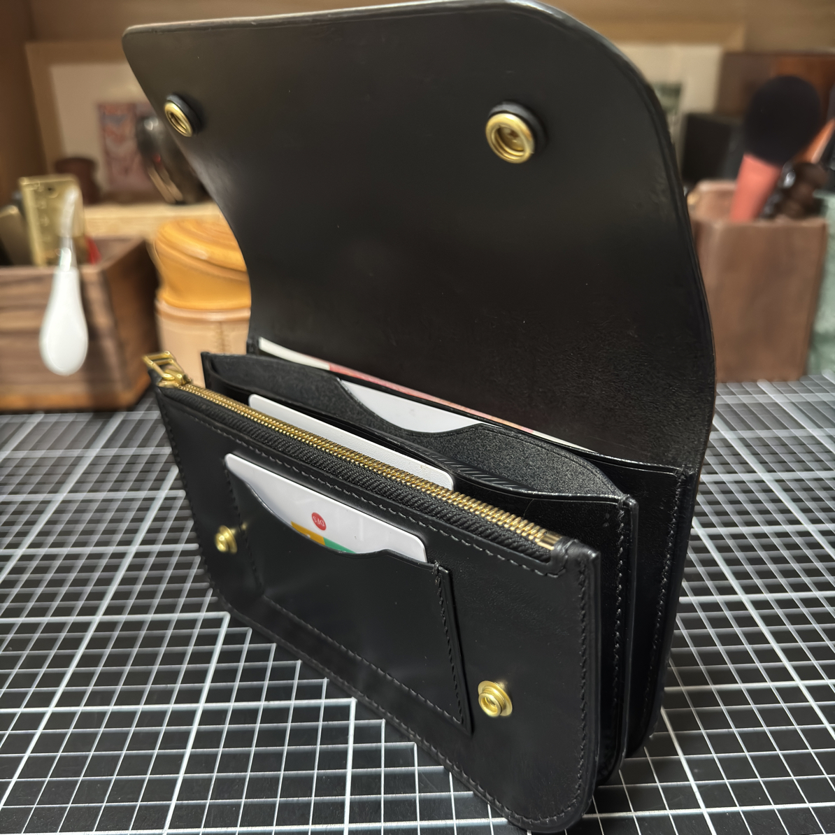 buttero长款钱夹手拿包