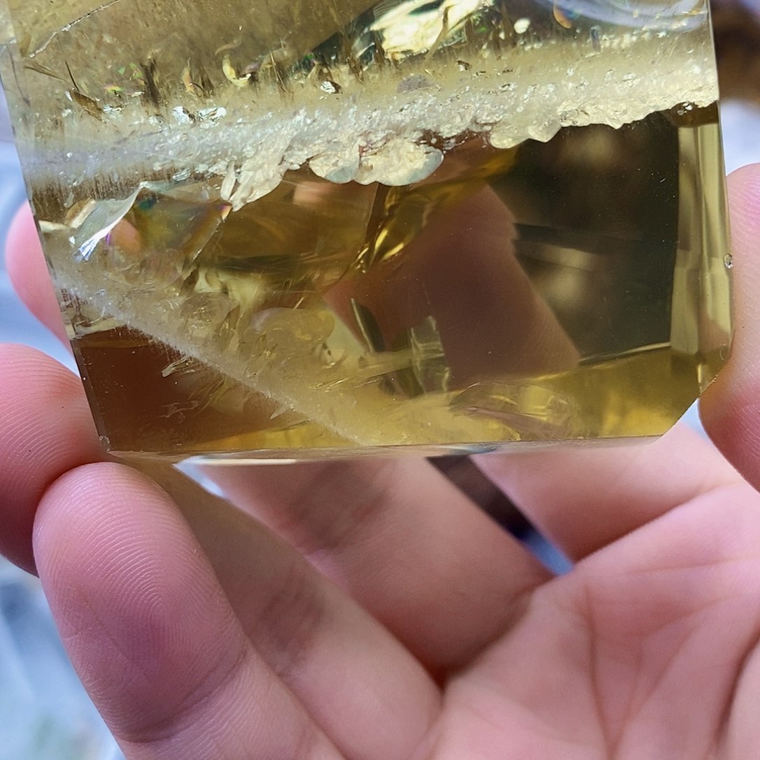 水晶天然水晶透亮光泽未镶嵌樱**臭