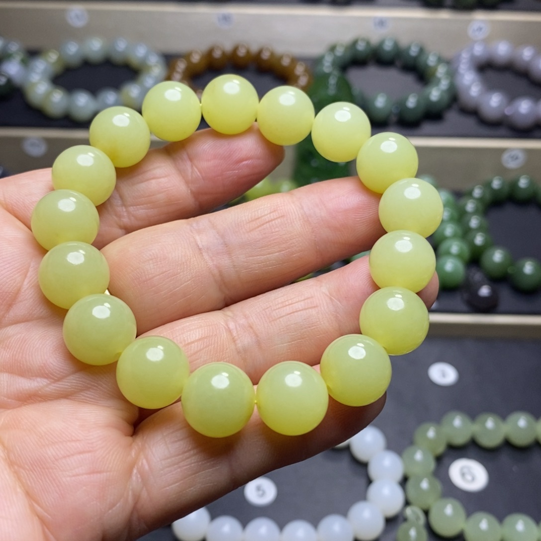 和田玉手串未镶嵌燏*