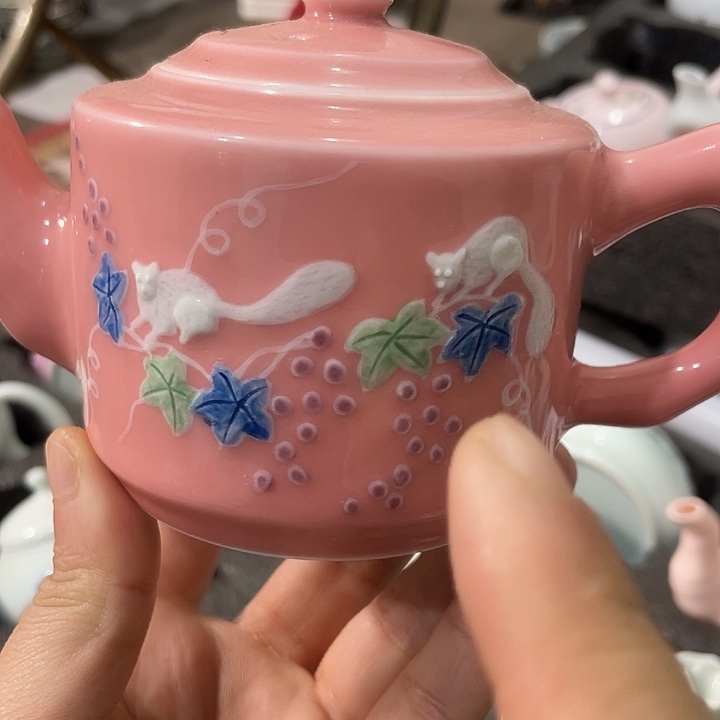 摆件陶景德镇陶瓷主人呢1333