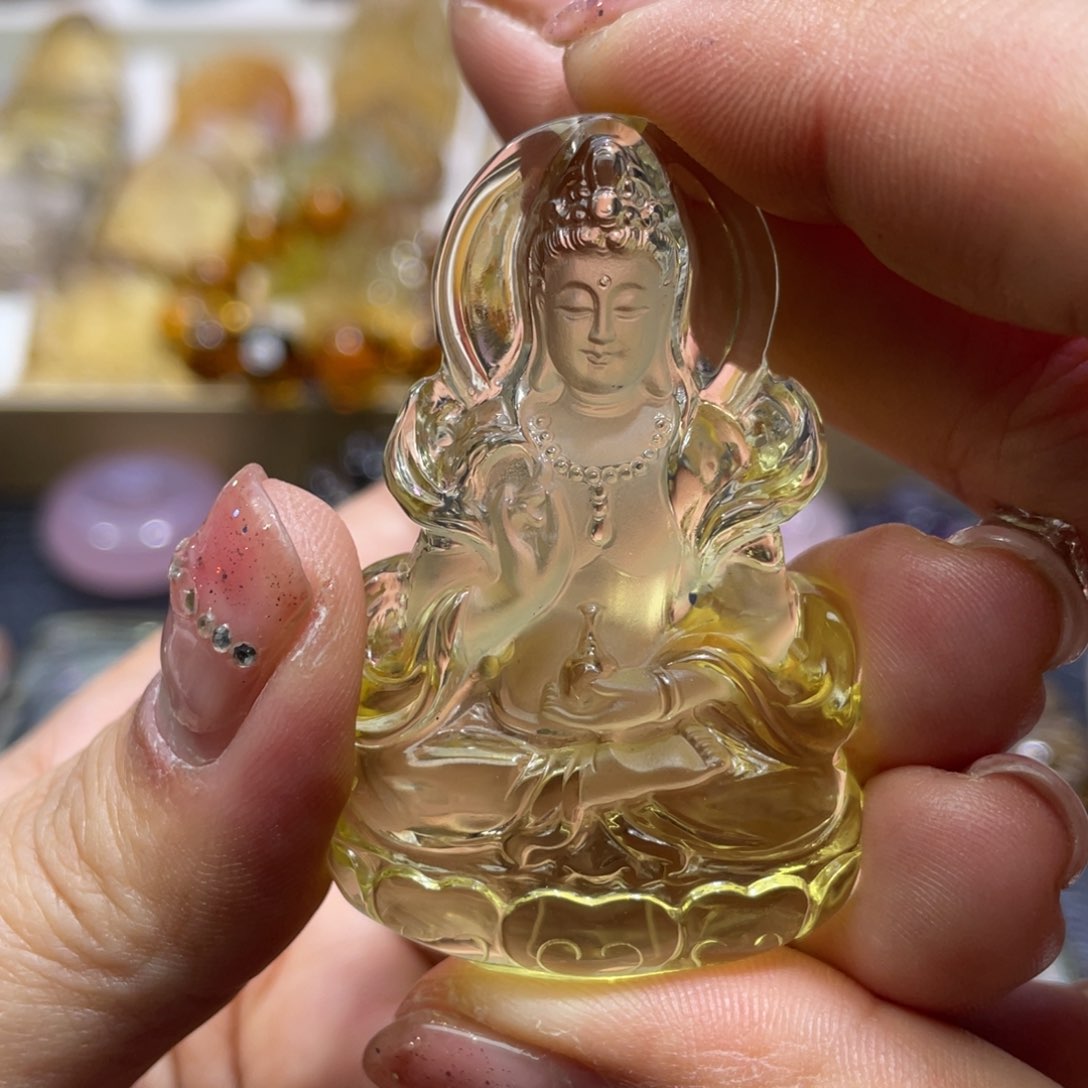 水晶颈饰未镶嵌定制