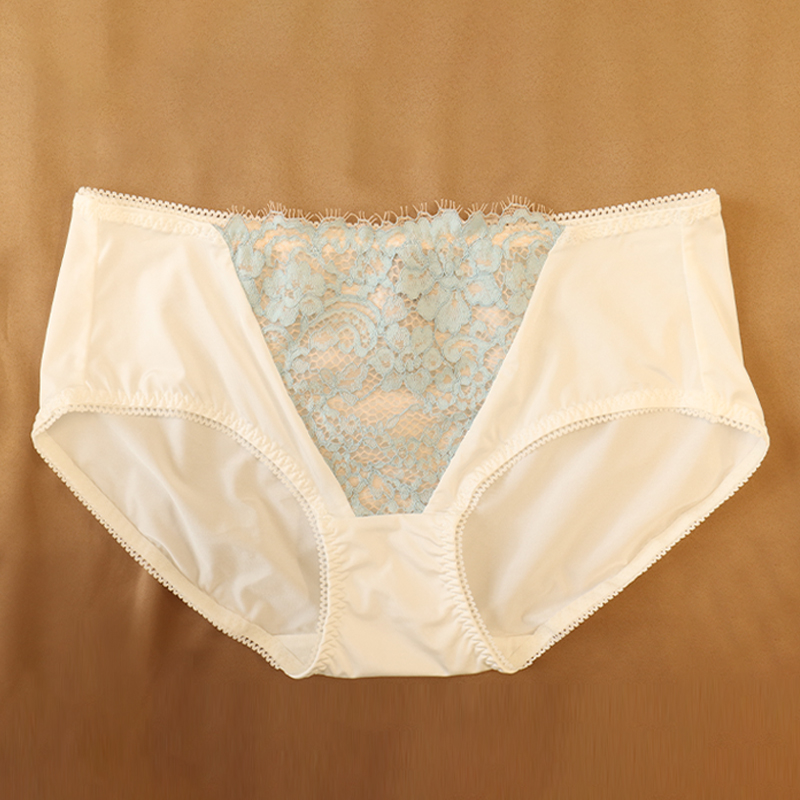 MsKKay内裤女中腰提臀三角裤舒适透气打底裤大码薄款|无尽夏