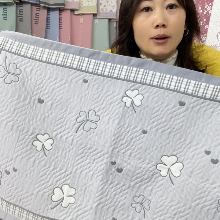 棉特价促销灰色四叶草