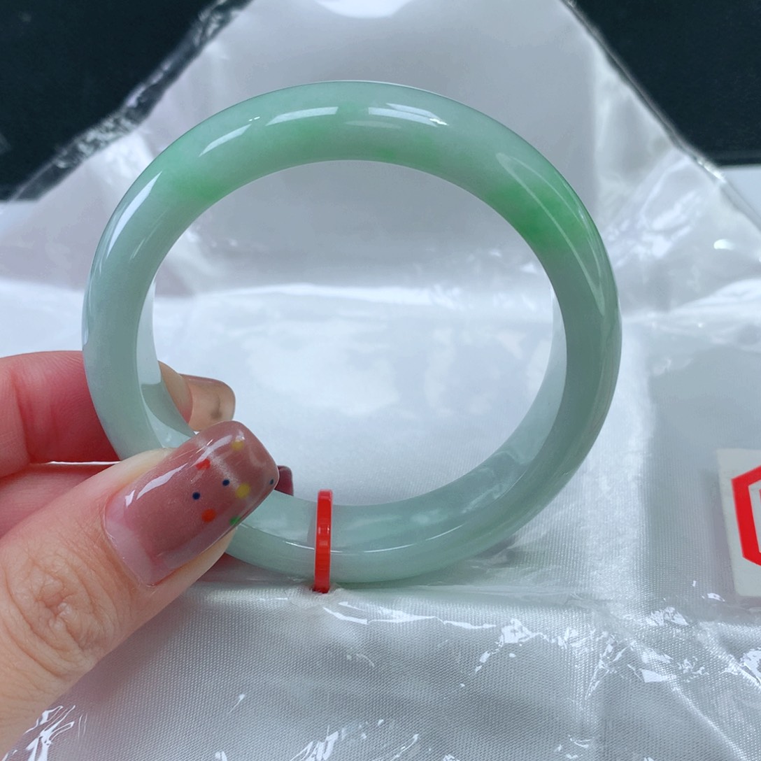 未镶嵌手镯翡翠白*048